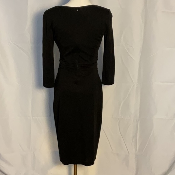David Meister black dress size 4 - Picture 3 of 5